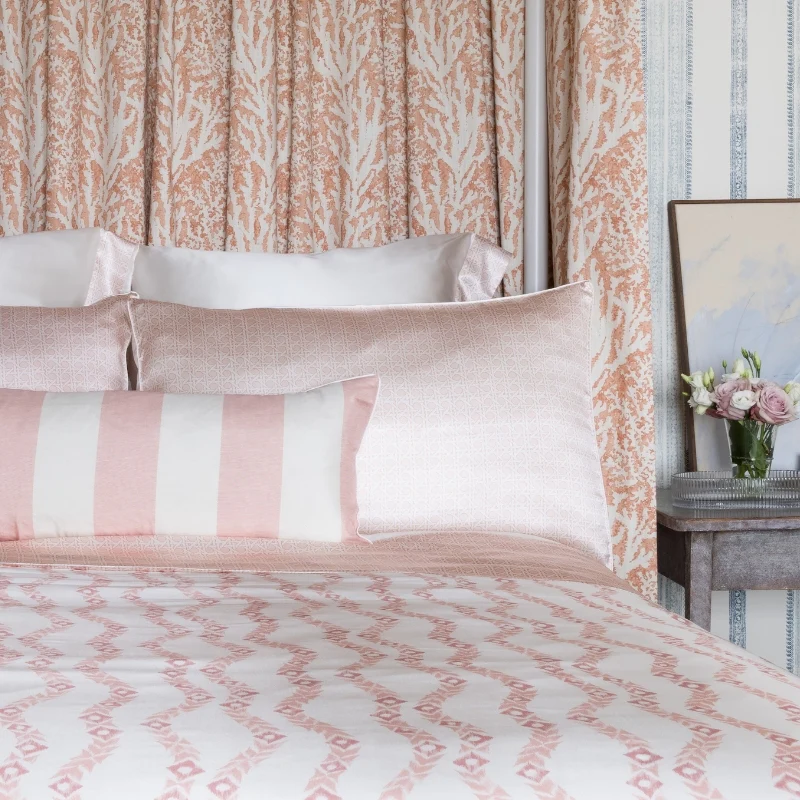 Rattan Pink Silk Flat Sheet - Image 3