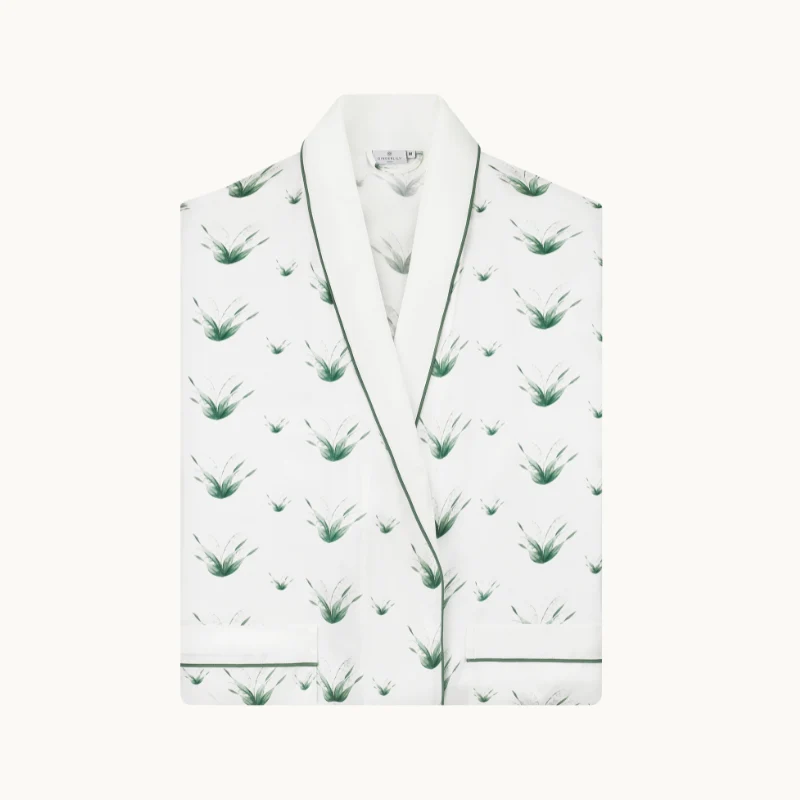 Lily Of The Valley Silk Dressing Gown - Image 2