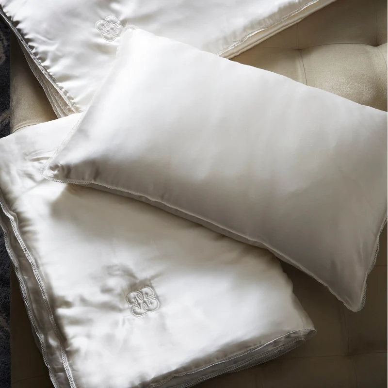 Mulberry Silk Blend Silk Covered Pillow - Image 3
