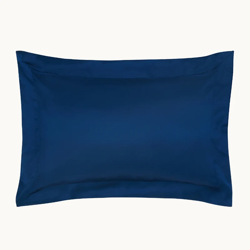 Navy Silk Pillowcase