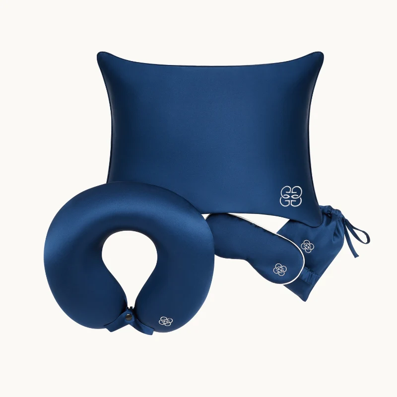 Silk Laundry Bag Navy - Image 3