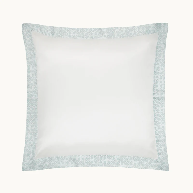 Rattan Blue Silk Oxford Pillowcase - Image 5