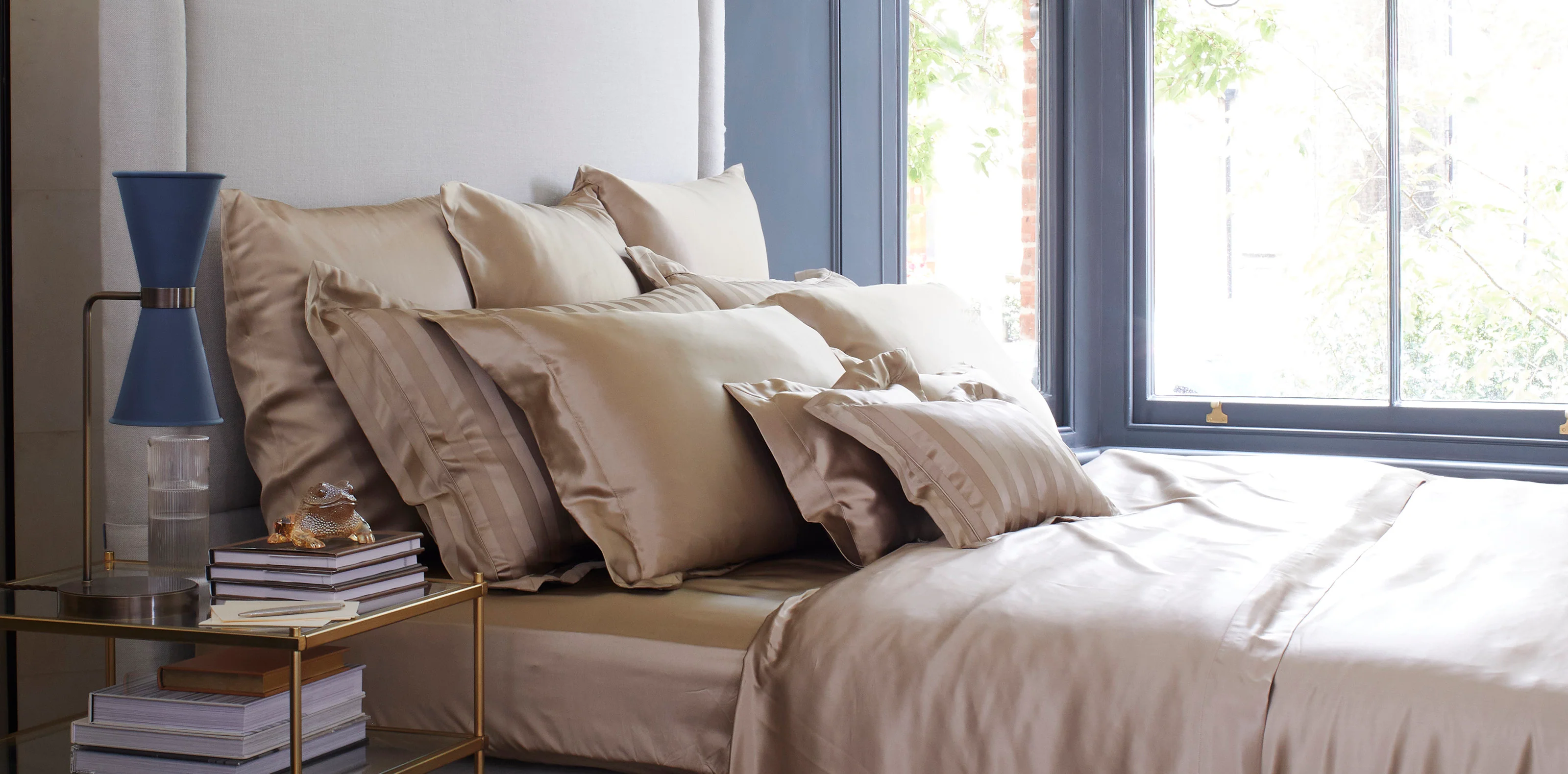 Sand Silk Duvet Cover - Image 2