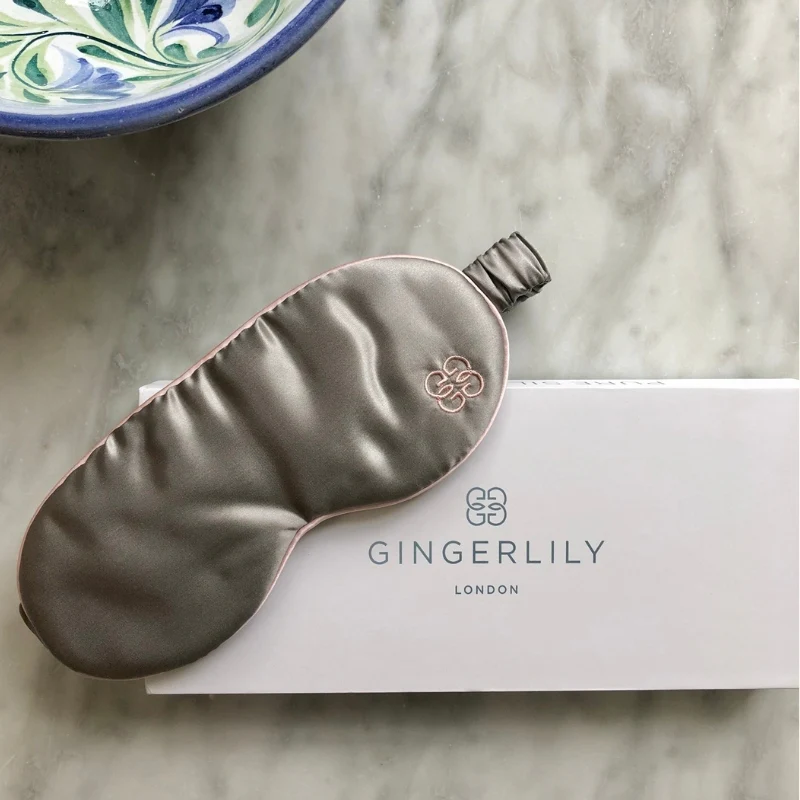 Silk Eye Mask Grey - Image 3