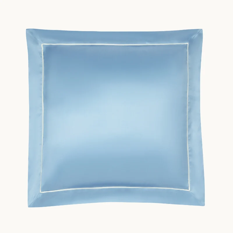 Summerhill Blue Silk Pillowcase - Image 6