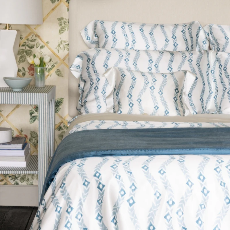 Tangleweed Blue Silk Pillowcase - Image 3