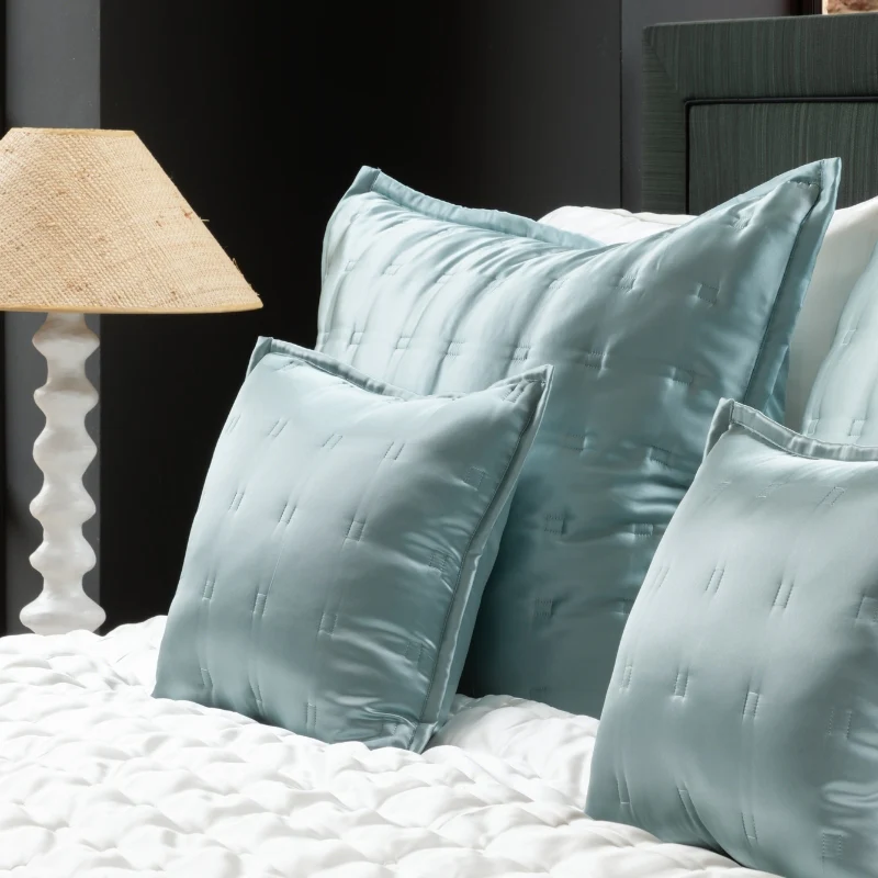 Windsor Silk Bedspread Ivory - Image 4